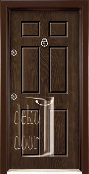 Rustik Panel Çelik Kapı RP464