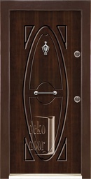 Rustik Panel Çelik Kapı RP478